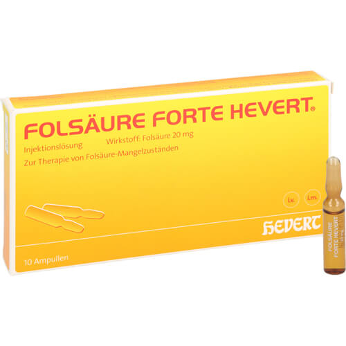 FOLSÄURE HEVERT forte Ampullen FOLSÄURE HEVERT forte Ampullen