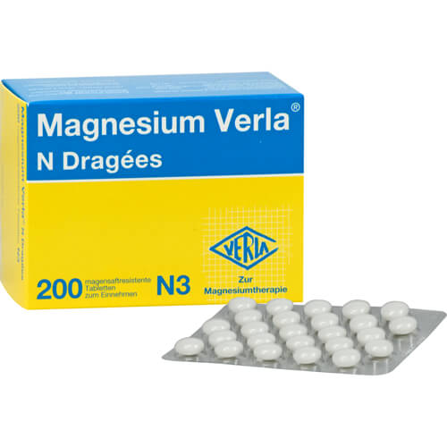 MAGNESIUM VERLA N Dragees MAGNESIUM VERLA N Dragees