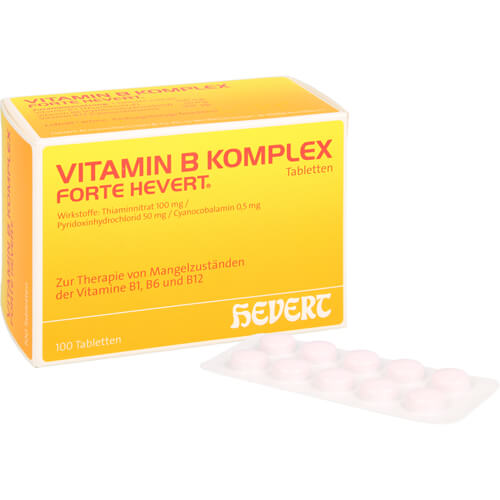 VITAMIN B KOMPLEX forte Hevert Tabletten VITAMIN B KOMPLEX forte Hevert Tabletten