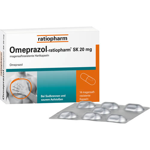 OMEPRAZOL-ratiopharm SK 20 mg magensaftr.Hartkaps. OMEPRAZOL-ratiopharm SK 20 mg magensaftr.Hartkaps.