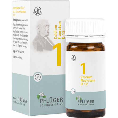 BIOCHEMIE Pflüger 1 Calcium fluoratum D 12 Tabl. BIOCHEMIE Pflüger 1 Calcium fluoratum D 12 Tabl.