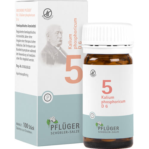 BIOCHEMIE Pflüger 5 Kalium phosphoricum D 6 Tabl. BIOCHEMIE Pflüger 5 Kalium phosphoricum D 6 Tabl.