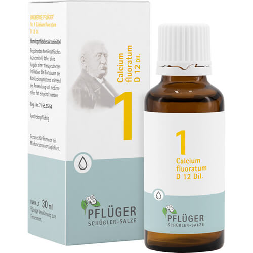 BIOCHEMIE Pflüger 1 Calcium fluoratum D 12 Tropfen BIOCHEMIE Pflüger 1 Calcium fluoratum D 12 Tropfen