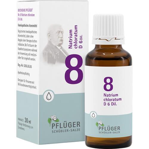 BIOCHEMIE Pflüger 8 Natrium chloratum D 6 Tropfen BIOCHEMIE Pflüger 8 Natrium chloratum D 6 Tropfen