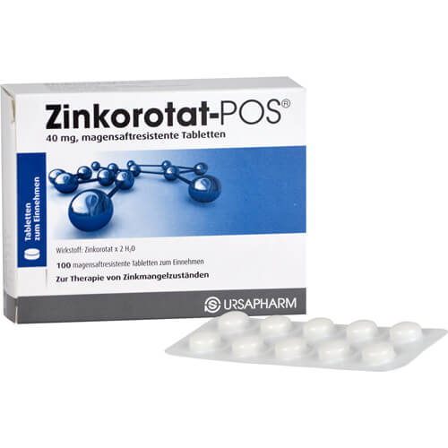 ZINKOROTAT POS magensaftresistente Tabletten ZINKOROTAT POS magensaftresistente Tabletten