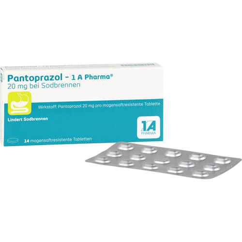 PANTOPRAZOL-1A Pharma 20mg bei Sodbrennen msr.Tab. PANTOPRAZOL-1A Pharma 20mg bei Sodbrennen msr.Tab.