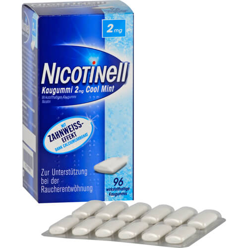 NICOTINELL Kaugummi Cool Mint 2 mg NICOTINELL Kaugummi Cool Mint 2 mg