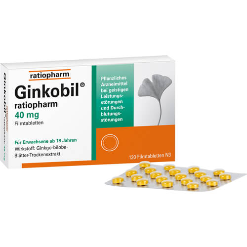 GINKOBIL-ratiopharm 40 mg Filmtabletten GINKOBIL-ratiopharm 40 mg Filmtabletten
