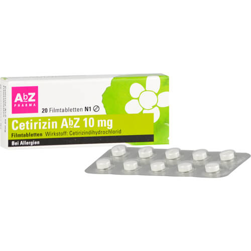 CETIRIZIN AbZ 10 mg Filmtabletten CETIRIZIN AbZ 10 mg Filmtabletten