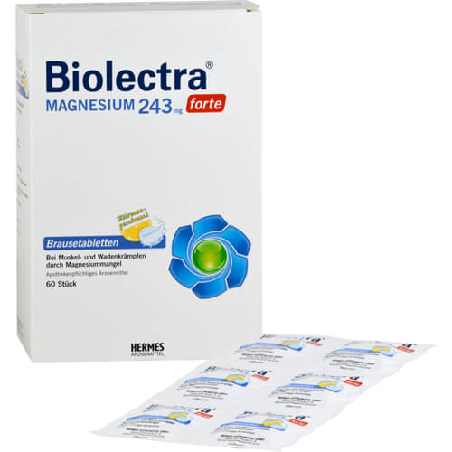 BIOLECTRA Magnesium 243 mg forte Zitrone Br.-Tabl. BIOLECTRA Magnesium 243 mg forte Zitrone Br.-Tabl.