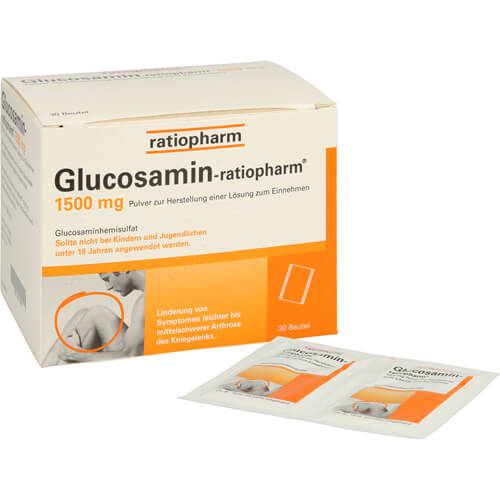 GLUCOSAMIN-RATIOPHARM 1500 mg Plv.z.H.e.L.z.Einn. GLUCOSAMIN-RATIOPHARM 1500 mg Plv.z.H.e.L.z.Einn.