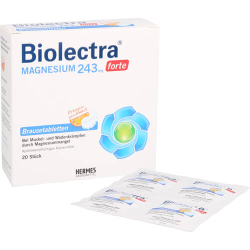 BIOLECTRA Magnesium 243 mg forte Orange Brausetab. BIOLECTRA Magnesium 243 mg forte Orange Brausetab.