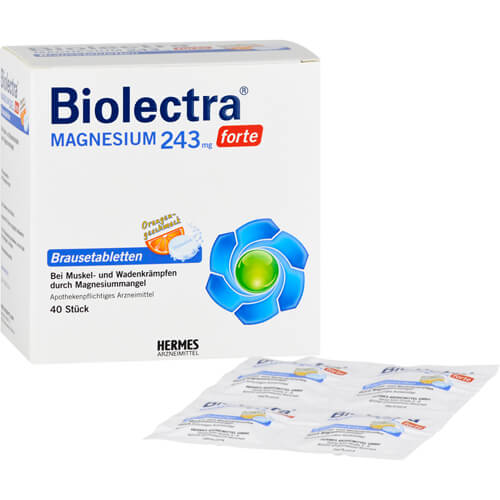 BIOLECTRA Magnesium 243 mg forte Orange Brausetab. BIOLECTRA Magnesium 243 mg forte Orange Brausetab.