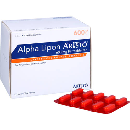 ALPHA LIPON Aristo 600 mg Filmtabletten ALPHA LIPON Aristo 600 mg Filmtabletten