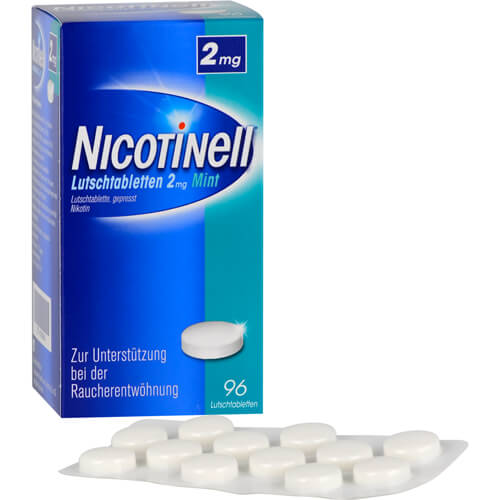 NICOTINELL Lutschtabletten 2 mg Mint NICOTINELL Lutschtabletten 2 mg Mint