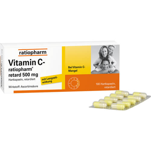 VITAMIN C-RATIOPHARM retard 500 mg Kapseln VITAMIN C-RATIOPHARM retard 500 mg Kapseln