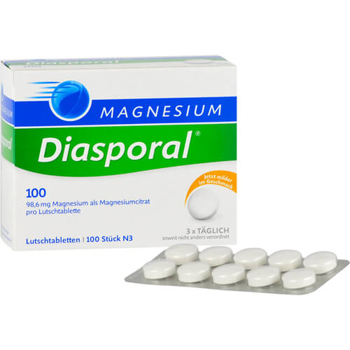 MAGNESIUM DIASPORAL 100 Lutschtabletten MAGNESIUM DIASPORAL 100 Lutschtabletten