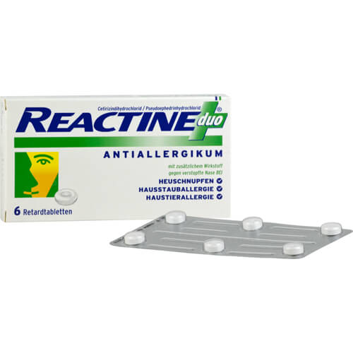 REACTINE duo Retardtabletten REACTINE duo Retardtabletten
