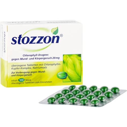 STOZZON Chlorophyll überzogene Tabletten STOZZON Chlorophyll überzogene Tabletten
