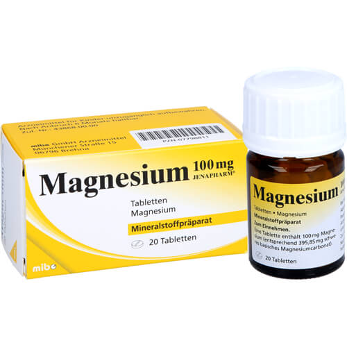 MAGNESIUM 100 mg Jenapharm Tabletten MAGNESIUM 100 mg Jenapharm Tabletten