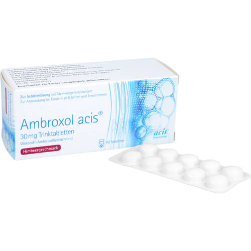AMBROXOL acis 30 mg Trinktabletten AMBROXOL acis 30 mg Trinktabletten