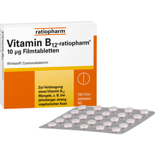 VITAMIN B12-RATIOPHARM 10 μg Filmtabletten VITAMIN B12-RATIOPHARM 10 μg Filmtabletten