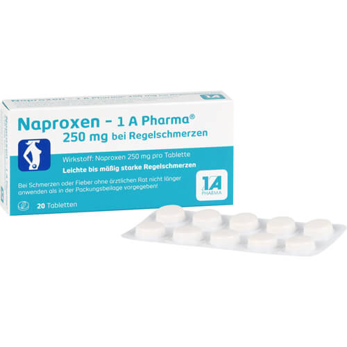 NAPROXEN-1A Pharma 250 mg b.Regelschmerzen Tabl. NAPROXEN-1A Pharma 250 mg b.Regelschmerzen Tabl.