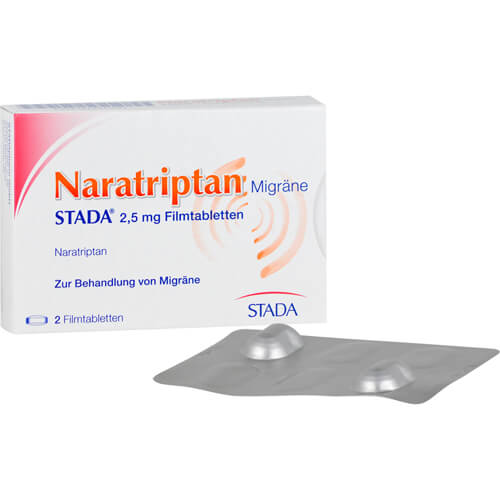 NARATRIPTAN Migräne STADA 2,5 mg Filmtabletten NARATRIPTAN Migräne STADA 2,5 mg Filmtabletten