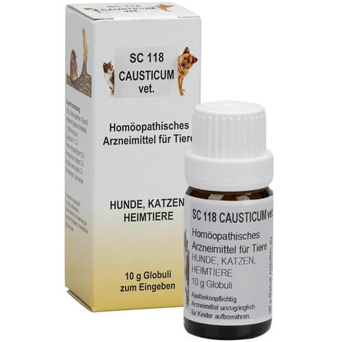SC 118 Causticum Globuli f.Heimtiere/Hunde/Katzen SC 118 Causticum Globuli f.Heimtiere/Hunde/Katzen