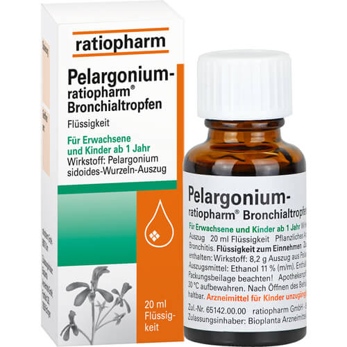 PELARGONIUM-RATIOPHARM Bronchialtropfen PELARGONIUM-RATIOPHARM Bronchialtropfen