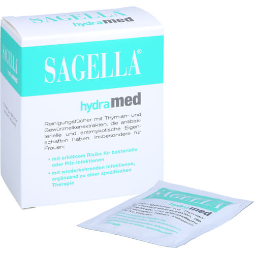 SAGELLA hydramed Intimwaschlotion Tücher SAGELLA hydramed Intimwaschlotion Tücher