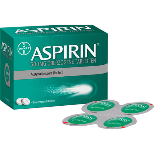 ASPIRIN 500 mg überzogene Tabletten ASPIRIN 500 mg überzogene Tabletten