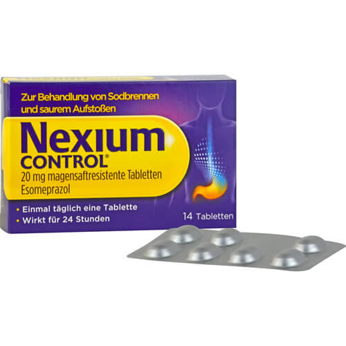 NEXIUM Control 20 mg magensaftresistente Tabletten NEXIUM Control 20 mg magensaftresistente Tabletten