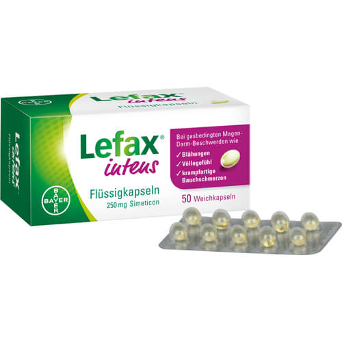 LEFAX intens Flüssigkapseln 250 mg Simeticon LEFAX intens Flüssigkapseln 250 mg Simeticon