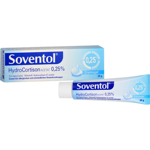 SOVENTOL Hydrocortisonacetat 0,25% Creme SOVENTOL Hydrocortisonacetat 0,25% Creme