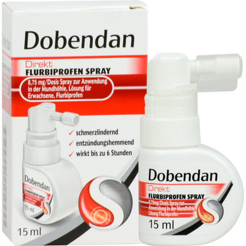 DOBENDAN Direkt Flurbiprofen Spray 8,75mg/Dos.Mund DOBENDAN Direkt Flurbiprofen Spray 8,75mg/Dos.Mund