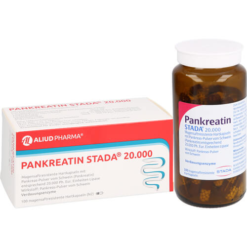 Pankreatin Stada 20.000 bei exokriner Pankreainsuffizienz Pankreatin Stada 20.000 bei exokriner Pankreainsuffizienz