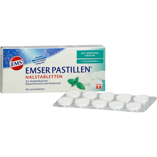 EMSER Pastillen mit Mentholfrische zuckerfrei EMSER Pastillen mit Mentholfrische zuckerfrei