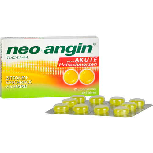 NEO-ANGIN Benzydamin akute Halsschmerzen Zitrone NEO-ANGIN Benzydamin akute Halsschmerzen Zitrone