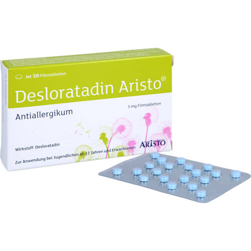 DESLORATADIN Aristo 5 mg Filmtabletten DESLORATADIN Aristo 5 mg Filmtabletten