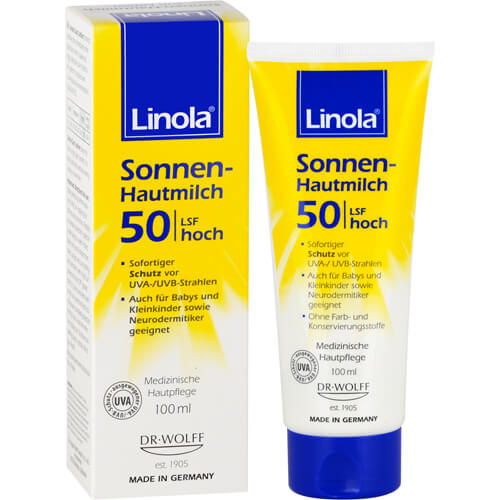 LINOLA Sonnen-Hautmilch LSF 50 LINOLA Sonnen-Hautmilch LSF 50