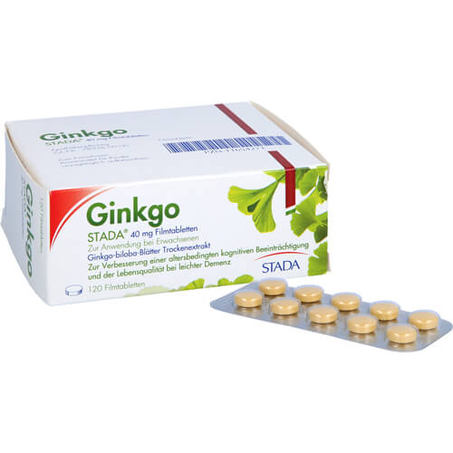 GINKGO STADA 40 mg Filmtabletten GINKGO STADA 40 mg Filmtabletten