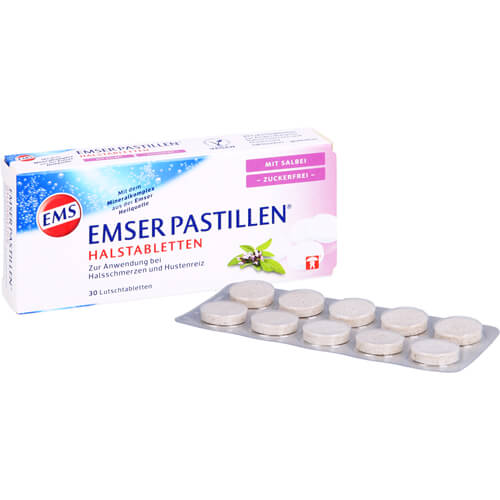 EMSER Pastillen mit Salbei zuckerfrei EMSER Pastillen mit Salbei zuckerfrei