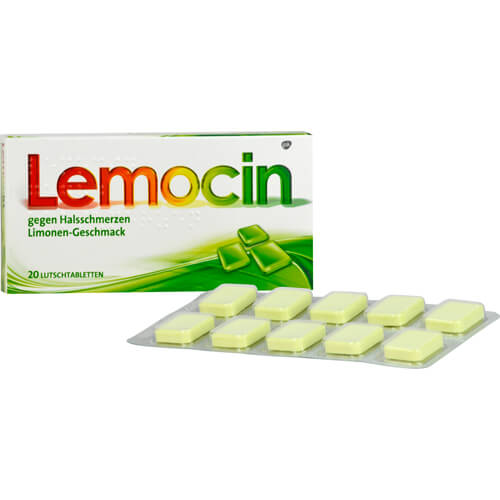 LEMOCIN gegen Halsschmerzen Lutschtabletten LEMOCIN gegen Halsschmerzen Lutschtabletten