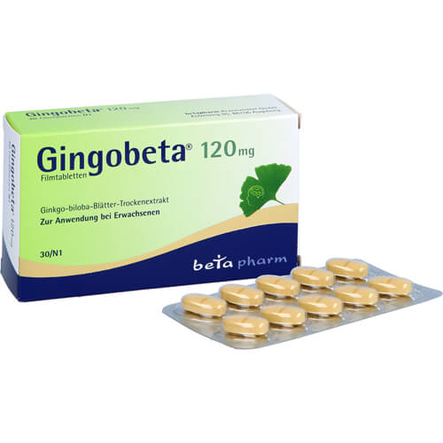 GINGOBETA 120 mg Filmtabletten GINGOBETA 120 mg Filmtabletten