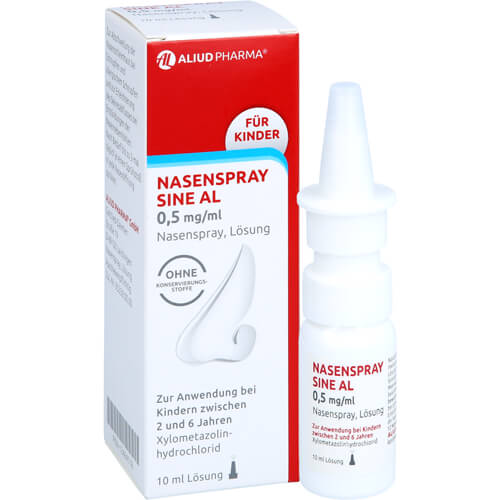 Nasenspray sine AL 0,5 mg / ml bei Schnupfen Nasenspray sine AL 0,5 mg / ml bei Schnupfen