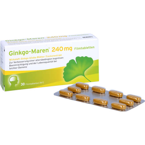 GINKGO-MAREN 240 mg Filmtabletten GINKGO-MAREN 240 mg Filmtabletten
