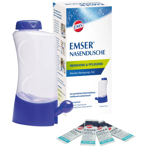 EMSER Nasendusche mit 4 Btl.Nasenspülsalz EMSER Nasendusche mit 4 Btl.Nasenspülsalz