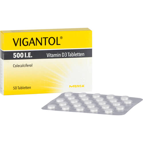 VIGANTOL 500 I.E. Vitamin D3 Tabletten VIGANTOL 500 I.E. Vitamin D3 Tabletten