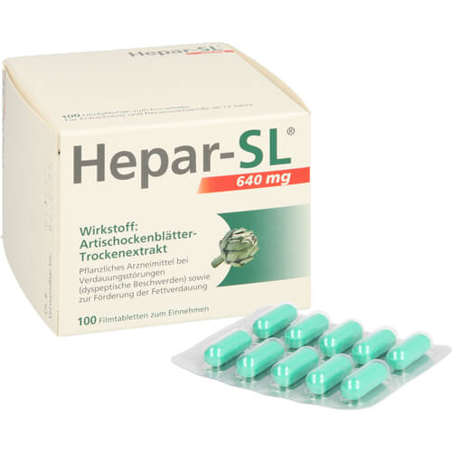 HEPAR-SL 640 mg Filmtabletten HEPAR-SL 640 mg Filmtabletten